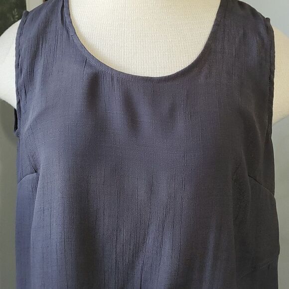 PICADILLY CANADA,women's gray oversized tunic top. Size small. Minamalist - Picture 2 of 7